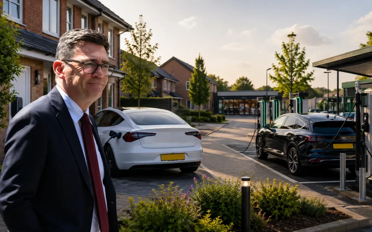 Andy Burnham Home EV VAT Cut Deepens London’s Charging Divide