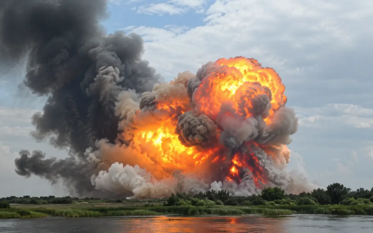 Essex Explosion: 25 Firefighters Remain At East Hanningfield Industrial Fire
