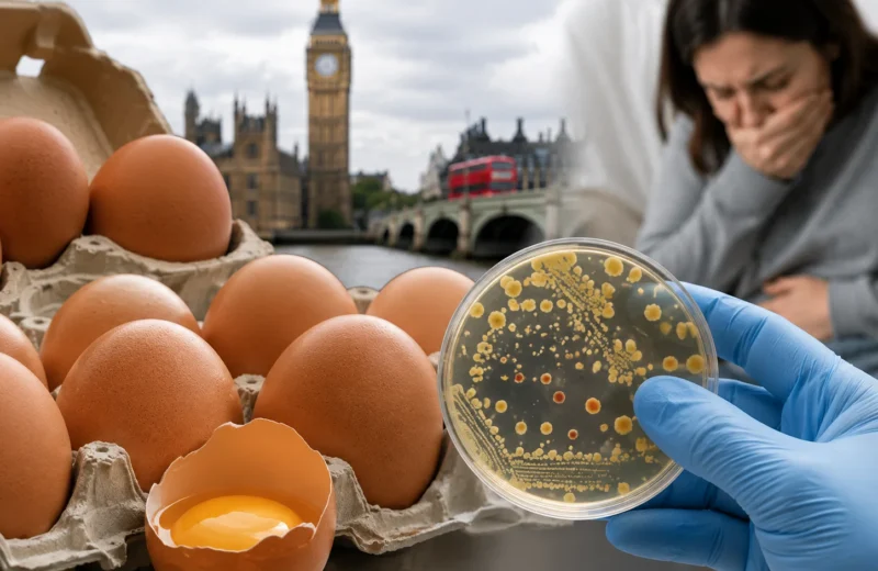 UK Egg Salmonella Cases Reach 207 as London Records Highest Total
