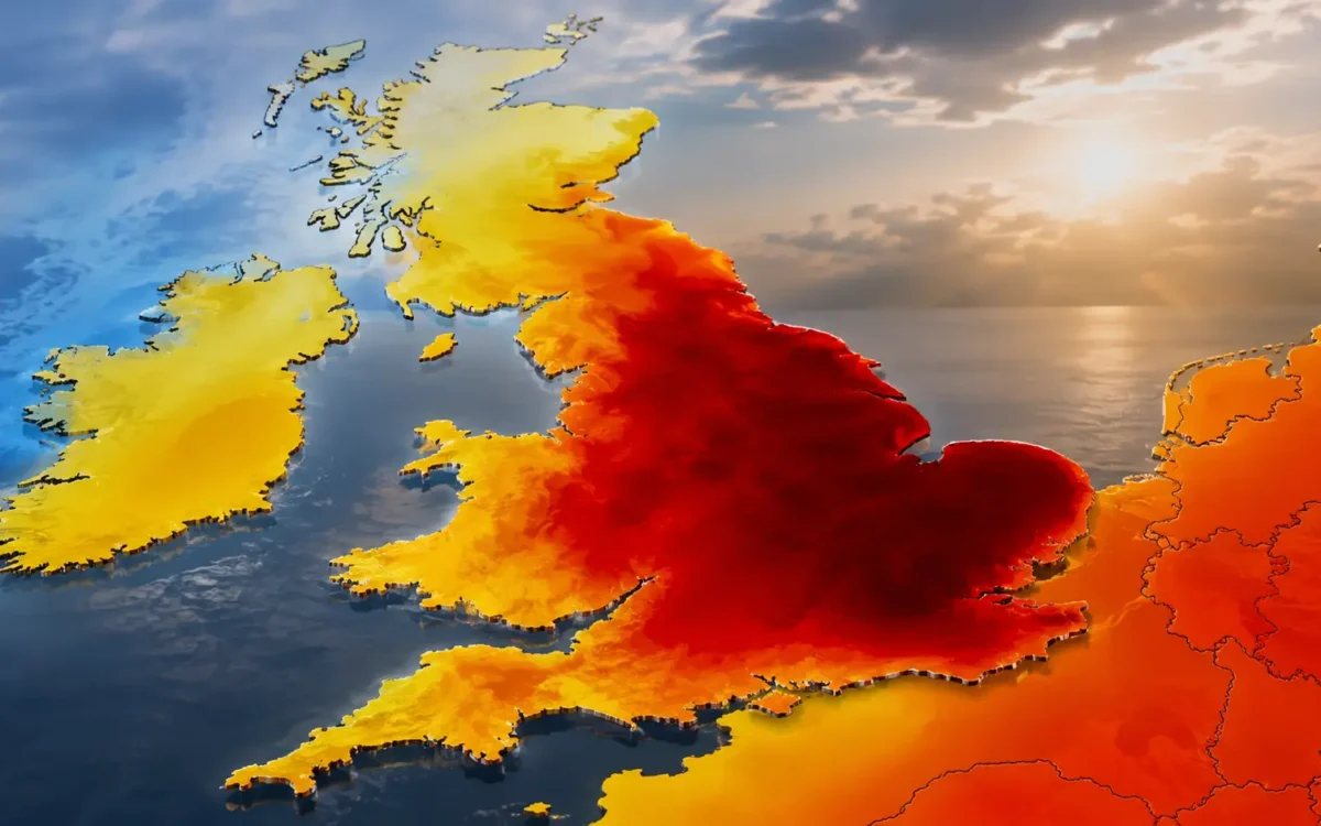 UK Weather 34c Heat Surge Maps Emerge But Met Office Cools September Heatwave Signal