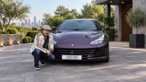 Man beside luxury car