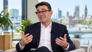 Man during interview