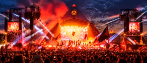 Festival night crowd