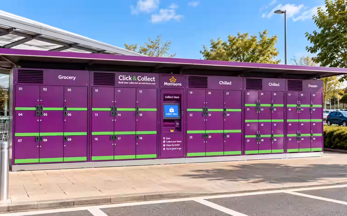 Morrisons Temperature-Controlled Grocery Lockers: New Click & Collect System Launches In UK Trial
