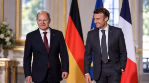 Scholz Macron Meeting